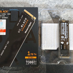 WD SN850X 1TB SSD 정발 6시간사용 풀박스