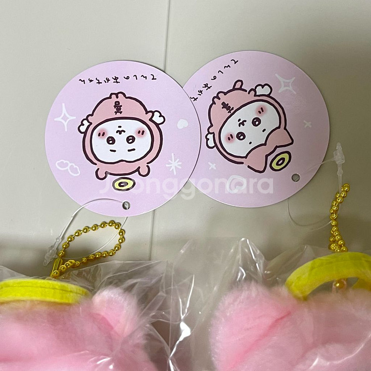 치이카와 하치와레 베이비 천사 천악 마스코트 인형 키링--4