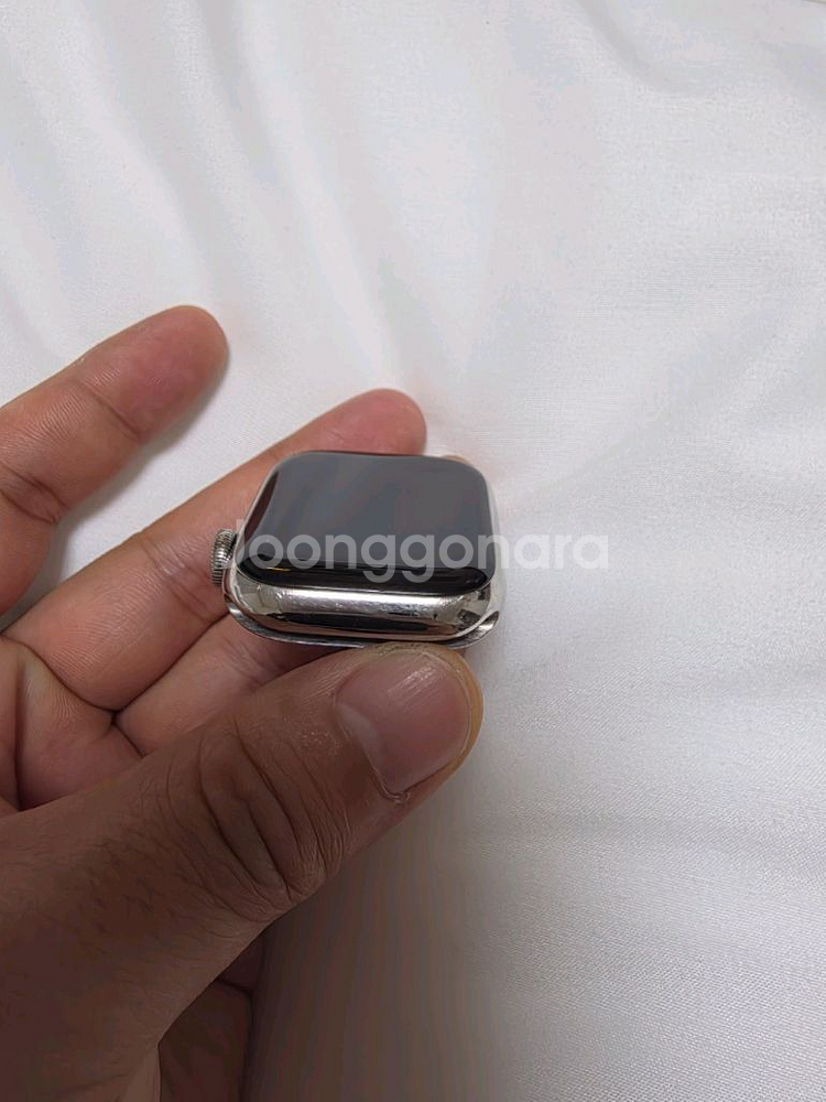 애플워치8 스테인리스 41mm--3