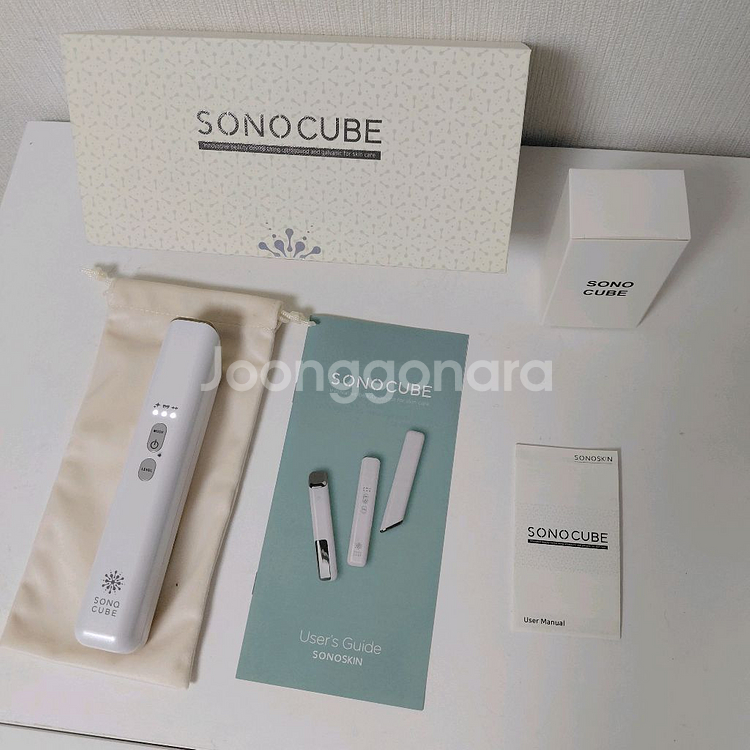 소노큐브 초음파 갈바닉 피부관리기--6