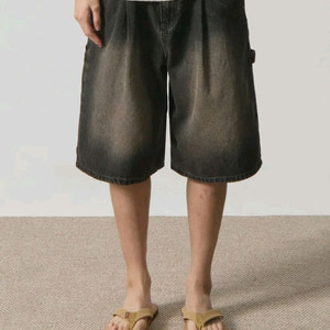 디미트리블랙 버뮤다 데님팬츠(블랙, 0사이즈 28)