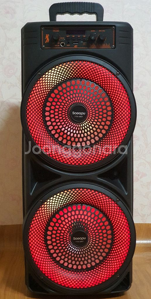 대형 블루투스 노래방 라디오 스피커 새제품 판매합니다,--2