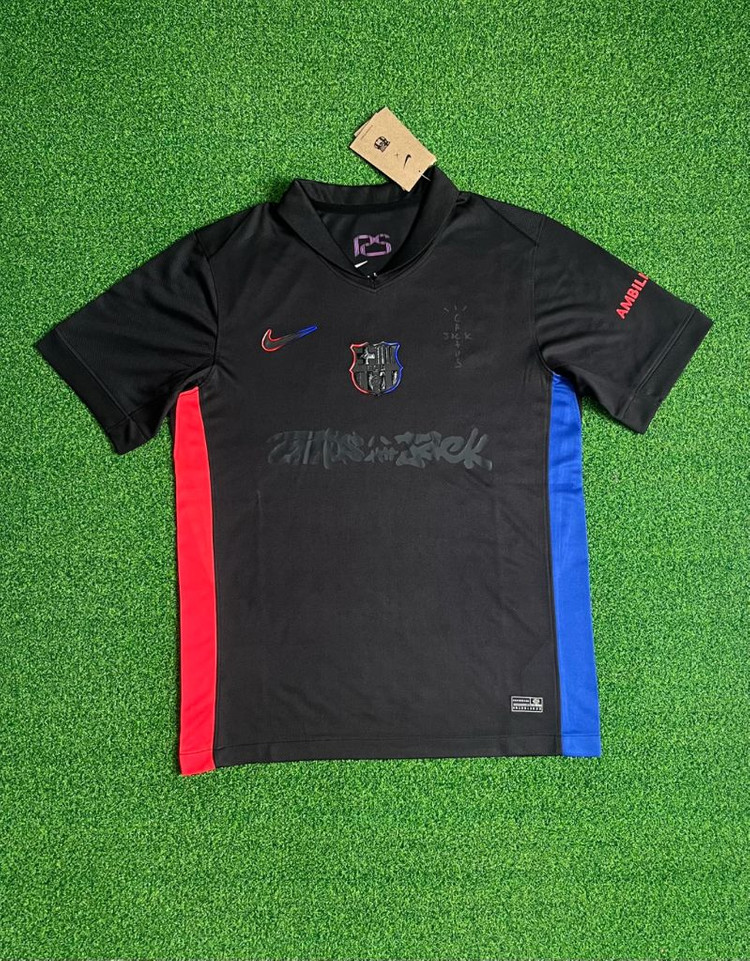 바르셀로나 x 트래비스스캇 유니폼 라민야말 메시 바르샤 이미지