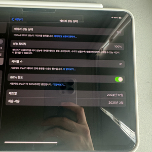 아이패드프로 m4 11 256 실버+ 팬슬프로