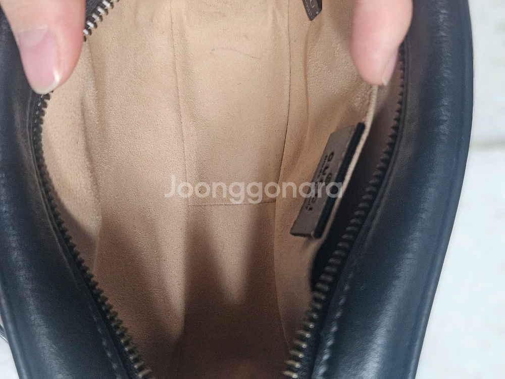 정품 구찌 마몽 미니 카메라백 블랙--6