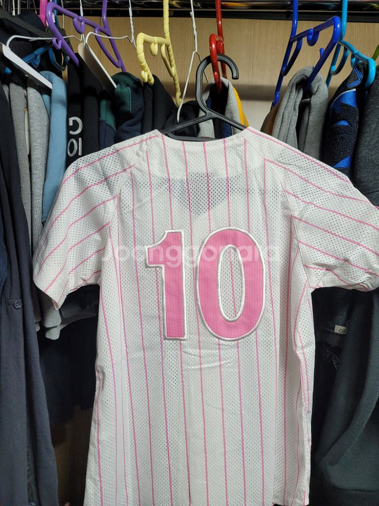 롯데유니폼 키즈핑크 10번--1