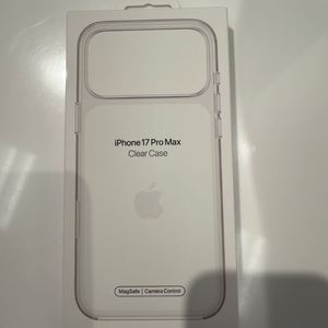 아이폰17 Pro Max 애플 정품 클리어 케이스
