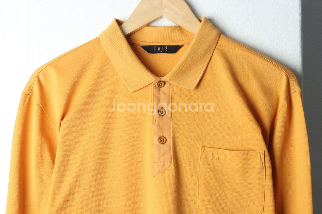 (2XL) 닥스 카라 긴팔티셔츠 빅사이즈 골프 브라운--2