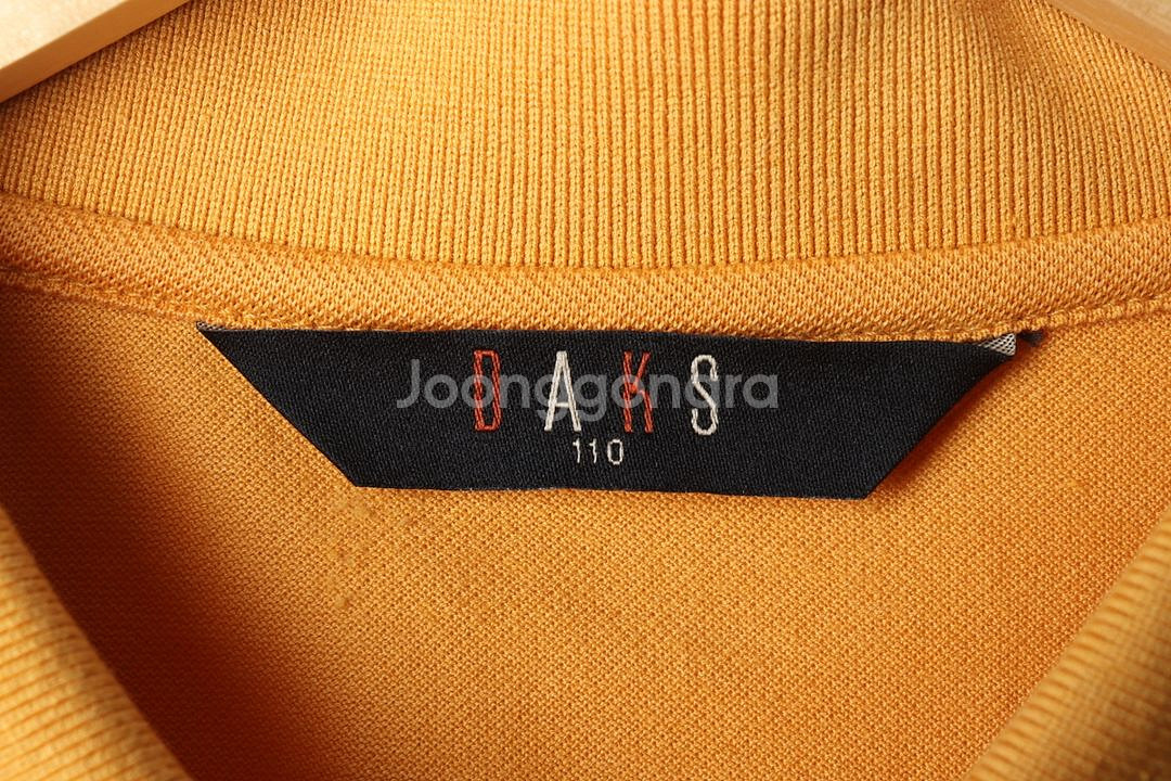 (2XL) 닥스 카라 긴팔티셔츠 빅사이즈 골프 브라운--5