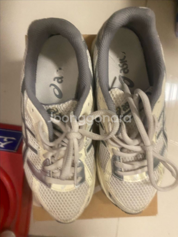 아식스 젤1130 베이지 230사이즈 런닝화--0