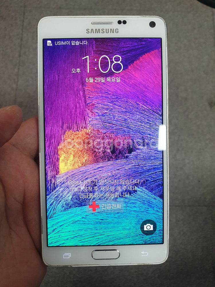 갤럭시노트4 32기가 화이트--0