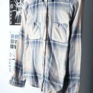 W(XS-S) 아베크롬비 셔츠 남방 체크 플란넬