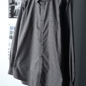 (XL) 브랜드빈티지 셔츠 남방 예작 패턴 그레이
