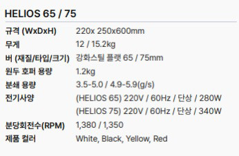 (새제품)유레카 헬리오스75 상업용 커피 그라인더 이미지