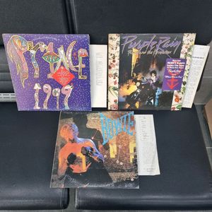 프린스 2장,데이비드 보위 LP.