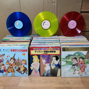 일본동요 음반 LP 400장 (3 오디오 앰프 스피커