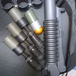 토이스타m203 유탄발사기,스프링작동형 유탄3개,더미등