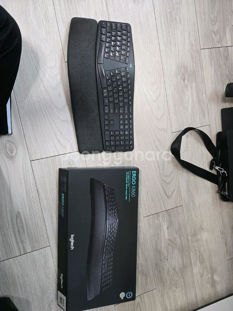 로지텍 인체공학 키보드 k860--0