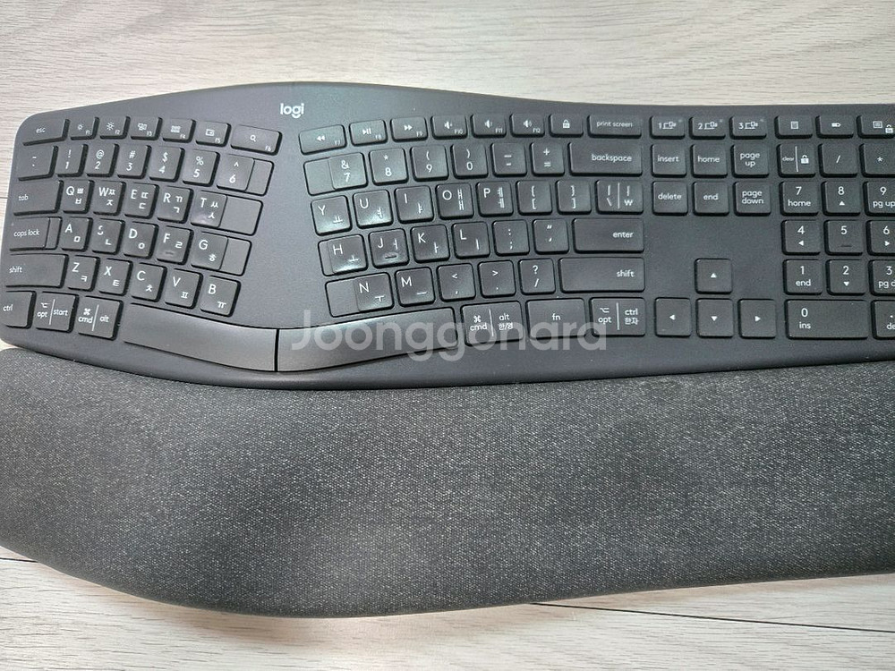 로지텍 인체공학 키보드 k860--1