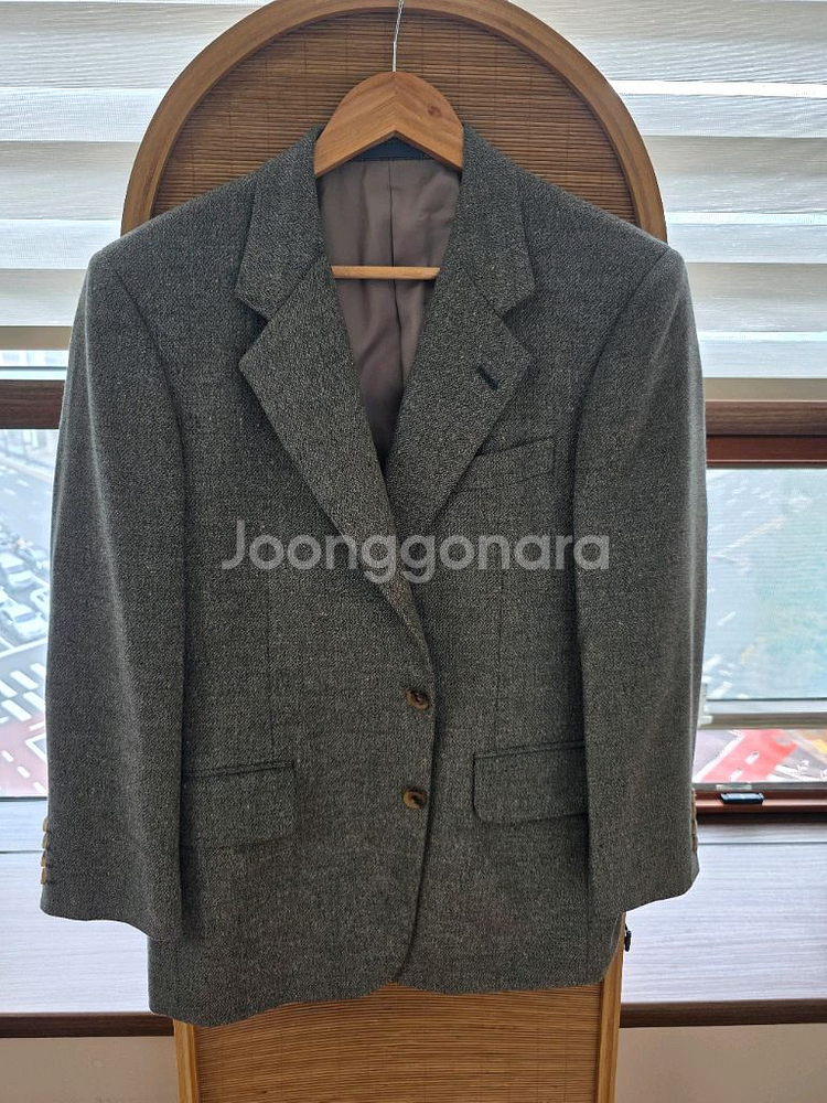 대전은 퀵가능 / 버버리 빈티지 울 캐시미어 자켓--0