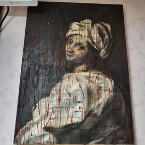 택배x 희긔 엔틱 저택유화그림 북유럽풍 캔버스화