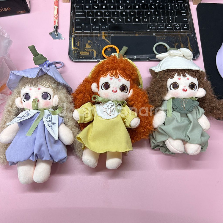 일괄 정품 퍼퍼 인형키링 머리 다리 세울수있음--0