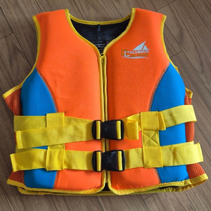 어린이 구명조끼+래쉬가드 140+스노쿨링 일괄