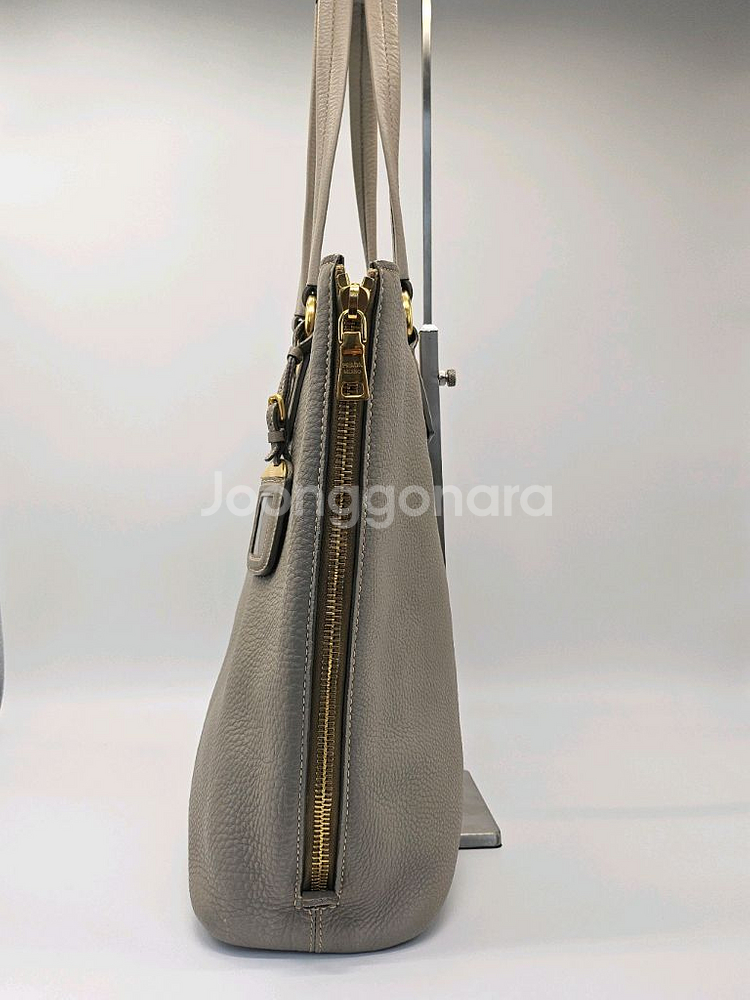 정품 프라다 집업 숄더백--4