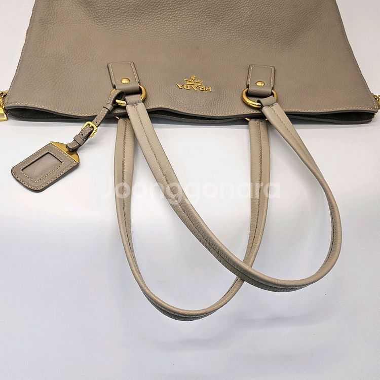 정품 프라다 집업 숄더백--6