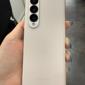 올갈이)갤럭시Z폴드4 256GB 크림 105438