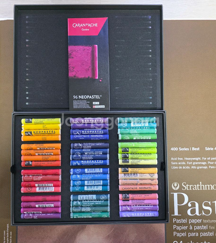 까렌다쉬 네오파스텔 96색 새제품팝니다--4