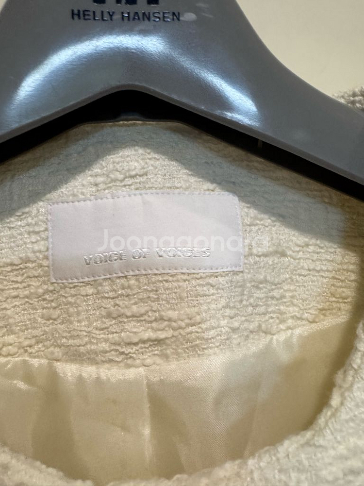 보브 라운드넥 트위드 자켓--3