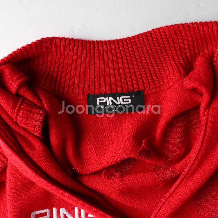 PING 핑 골프 집업조끼 (S)--5