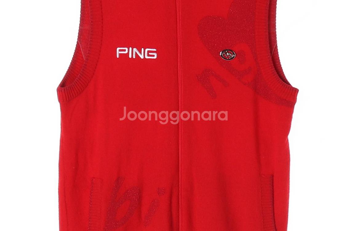 PING 핑 골프 집업조끼 (S)--2