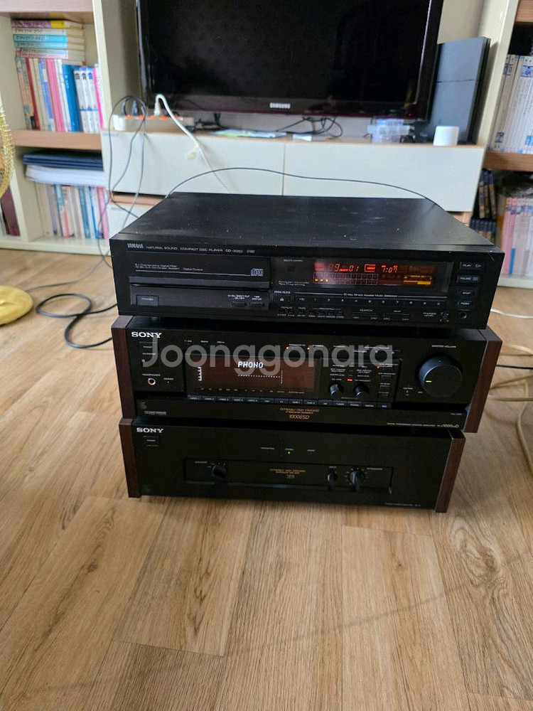 오디오세트(소니 튜너.프리엠프.어셔스피커)--0