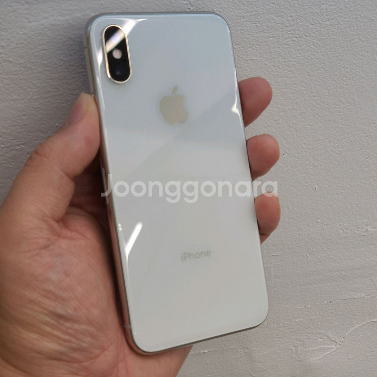 [배터리 100%] 아이폰XS 256gb 실버색상--2