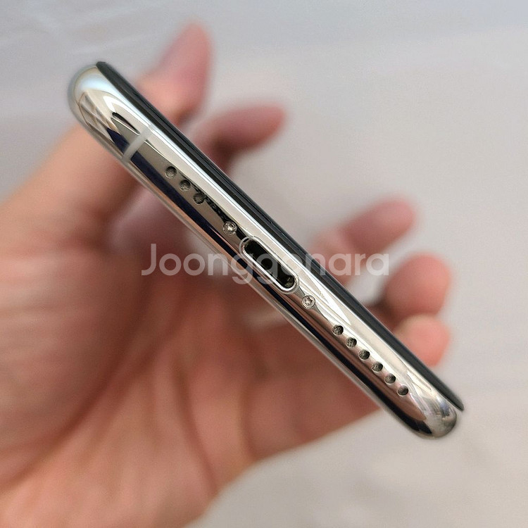 [배터리 100%] 아이폰XS 256gb 실버색상--6