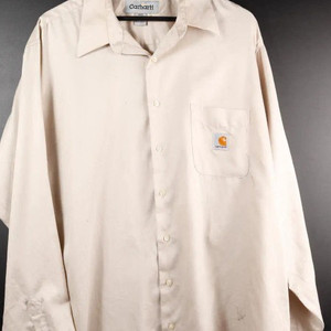 [2XL] 칼하트 아이보리 포켓셔츠
