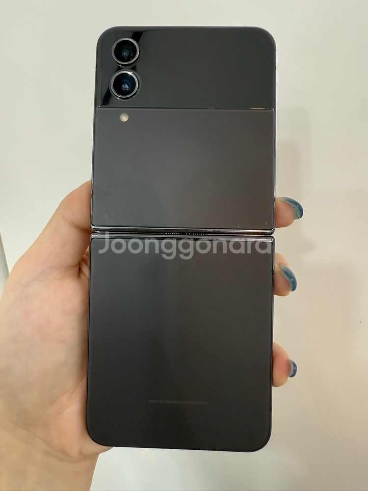 무잔상/보증기간O)갤럭시Z플립4 256GB 그라파이트--0