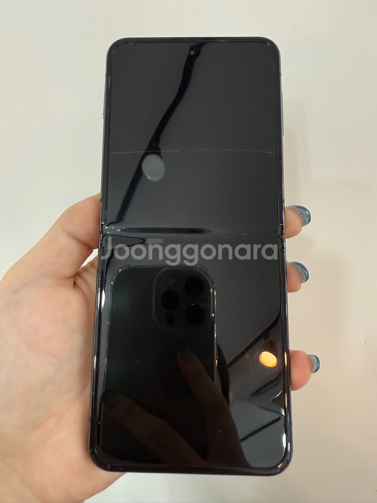 무잔상/보증기간O)갤럭시Z플립4 256GB 그라파이트--1