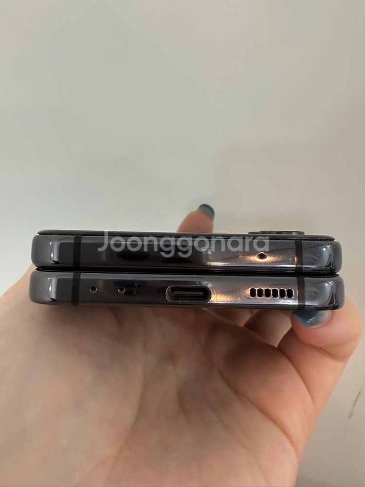 무잔상/보증기간O)갤럭시Z플립4 256GB 그라파이트--3