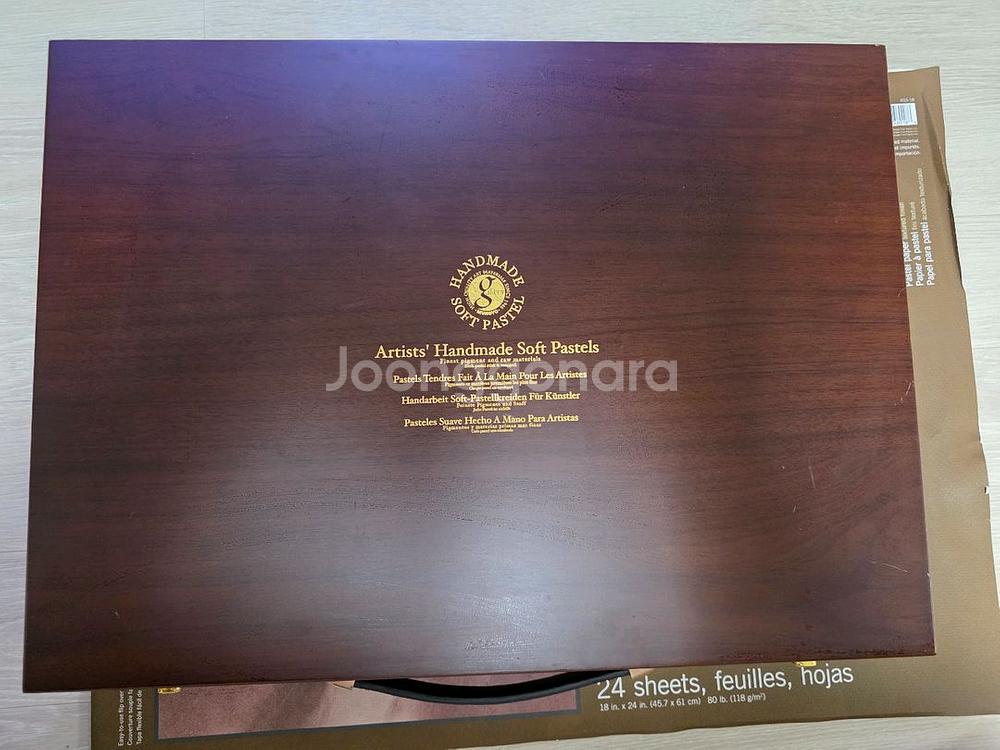 문교 갤러리 아티스트 소프트 원형 파스텔 200색 (목--1