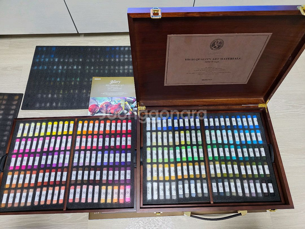 문교 갤러리 아티스트 소프트 원형 파스텔 200색 (목--6