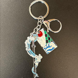 귀멸의 칼날 일륜도 키링 메탈 키링 굿즈