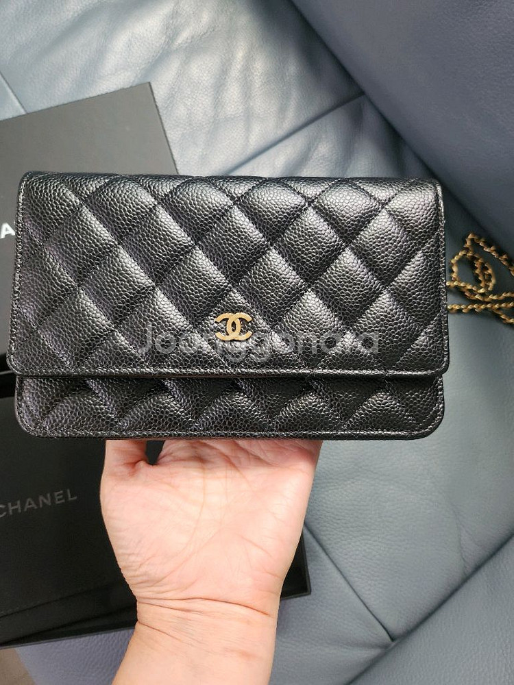 샤넬 WOC 캐비어 블랙--0