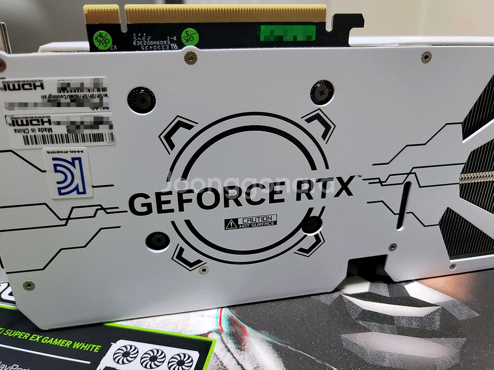 rtx 4070ti super 갤럭시 화이트--2