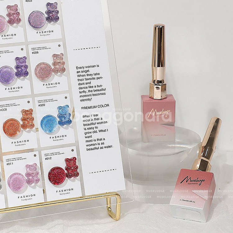 (새상품 당일배송!)젤네일 고밀도 글리터젤12컬러세트--2