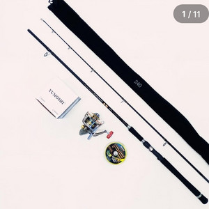 대물 루어대+11볼 7000번릴+합사