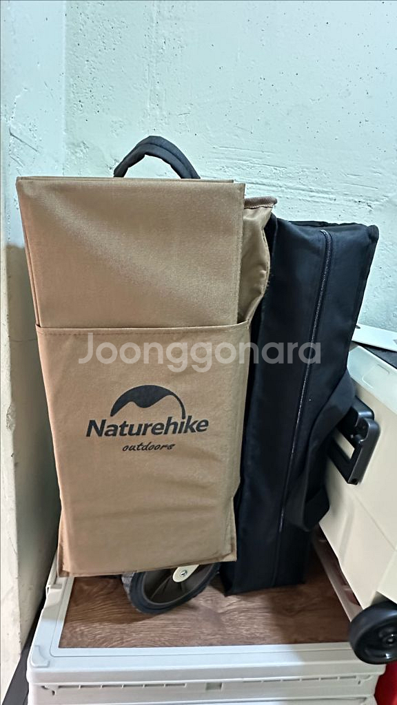 네이처하이크 대용량 캠핑웨건 193L+전용 상판--2