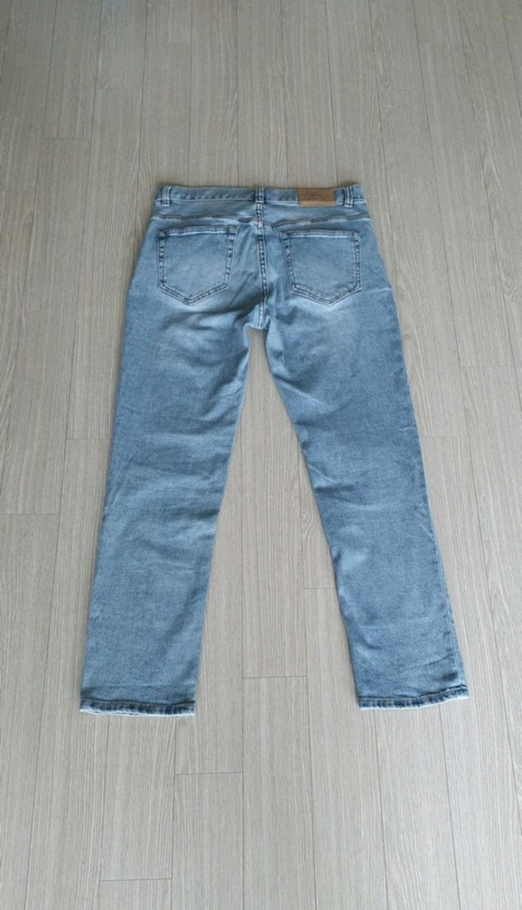 무신사 더니트컴퍼니 연청 워싱데님 레귤러 청바지31인치 이미지